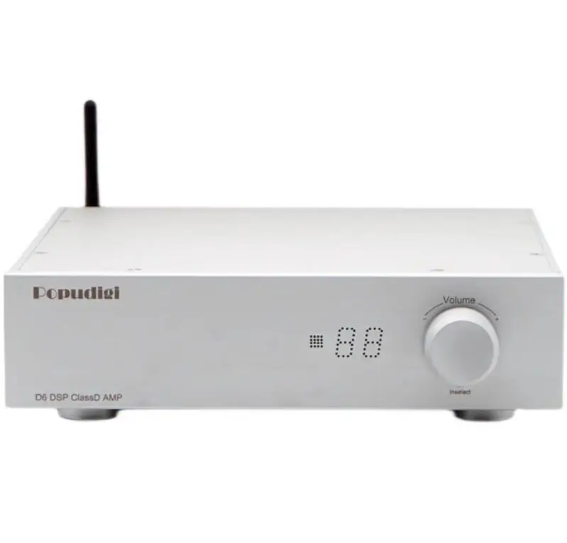 POPUDIG D6 2023 DSP ClassD HiFi 350W*2 digital amplifier Decoder  DAC