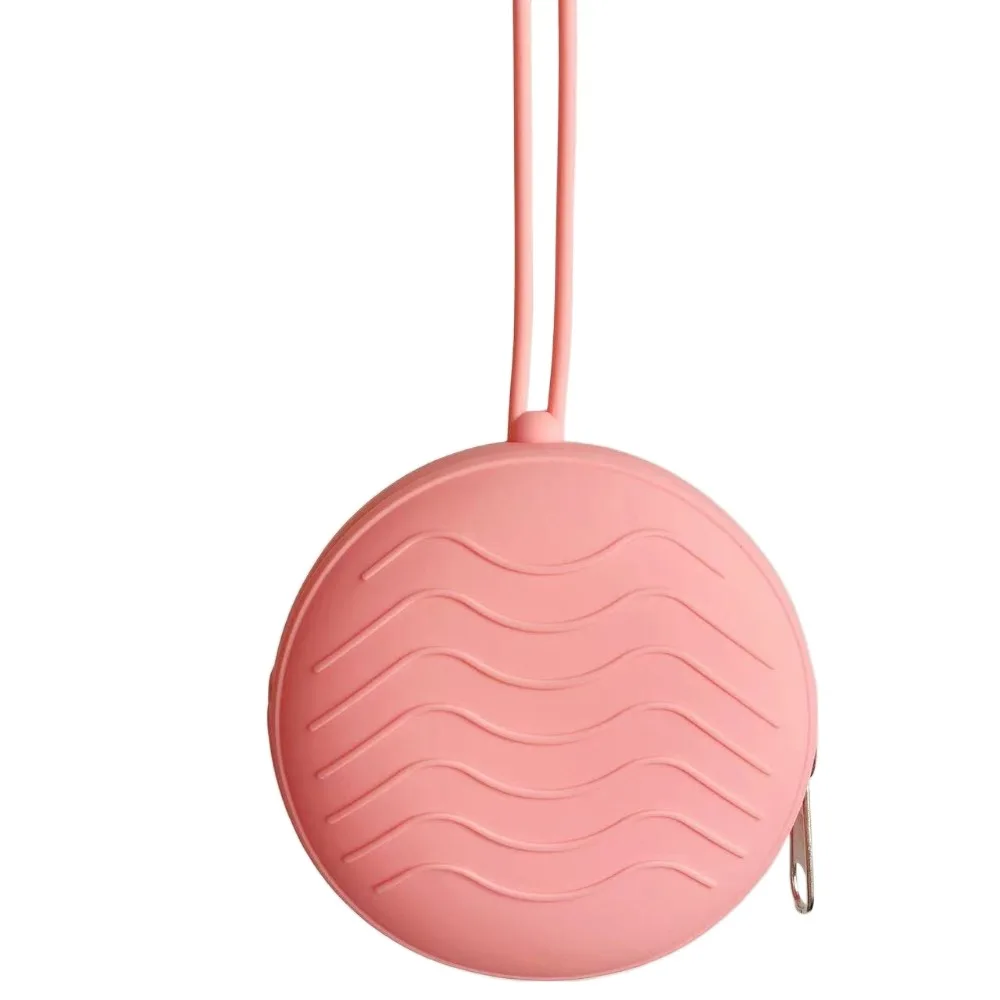 Nuovo porta ciuccio in silicone BPA gratuito portatile contenitore per succhietto accessori borsa portaoggetti per capezzoli rotondi per esterni
