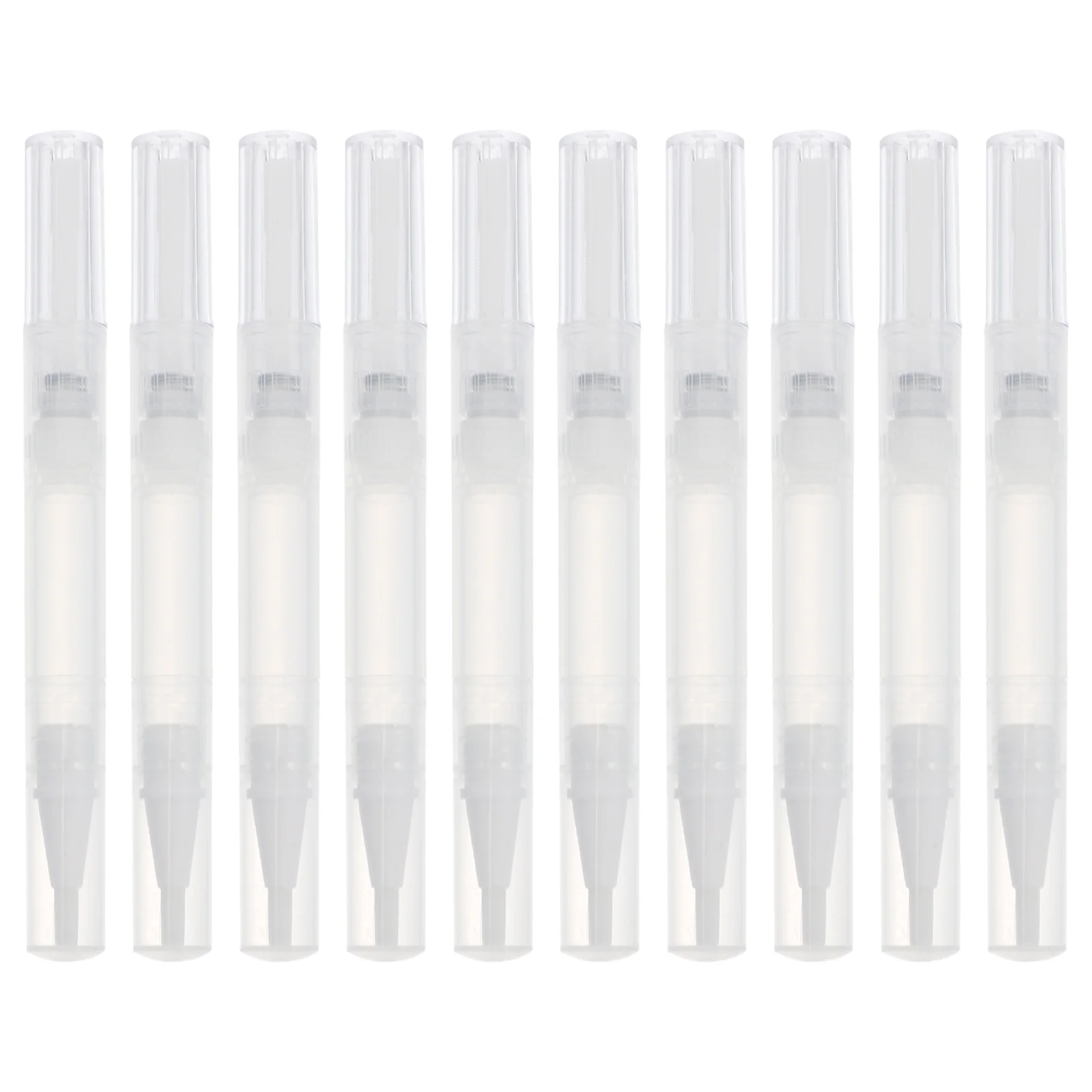 

10Pcs Nail Nutrition Oil Twisting Empty Pen Practical Manicure Brush Pen Lip Gloss Liquid Applicator Tool