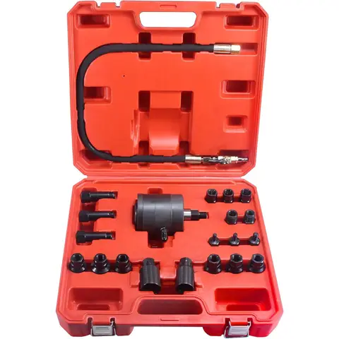 Upgrade Diesel Common Rail Injector Pneumatic Extractor Puller Removal Tool Set 21pcs Diesel Injector Extractor Tool Kit
