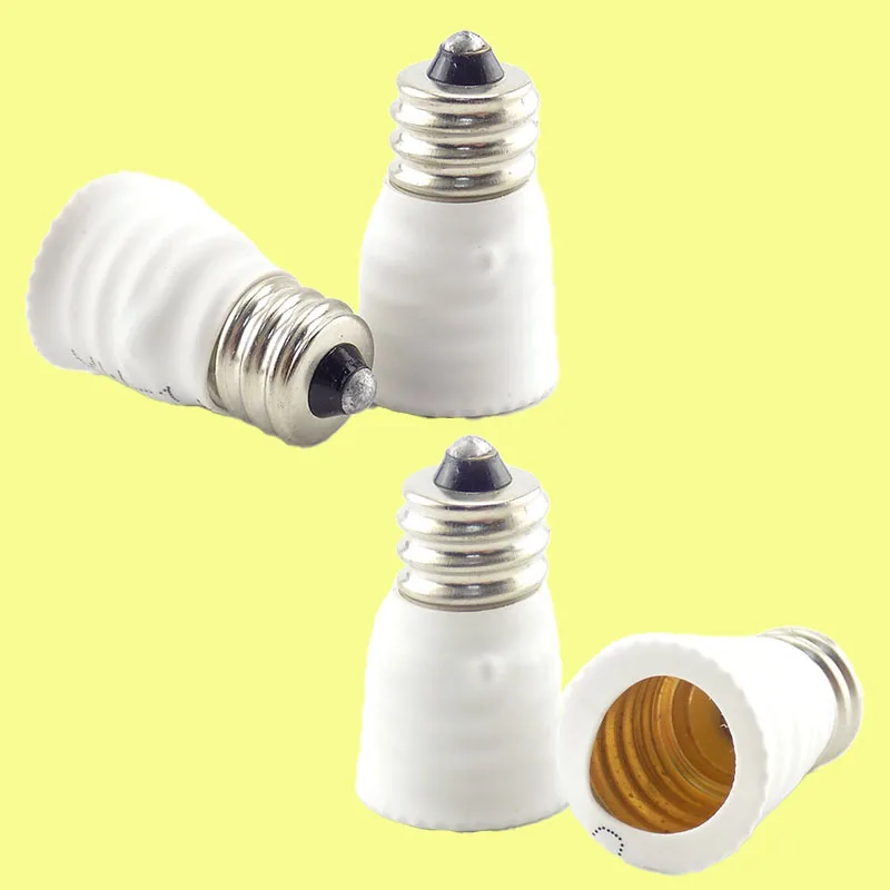 

20x E12 To E14 to E12 Socket LED Light Lamp Adapter Bulb base Holder Socket Changer power Holder Converters Fitting Converter c