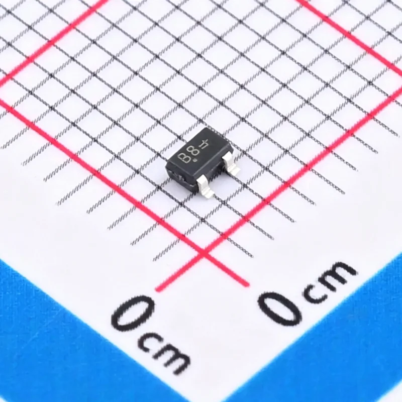 100PCS/LOT BAT54SWT1G marking B8 Diode Array 1 Pair Series Connection 30 V 200mA (DC) Surface Mount SC-70, SOT-323
