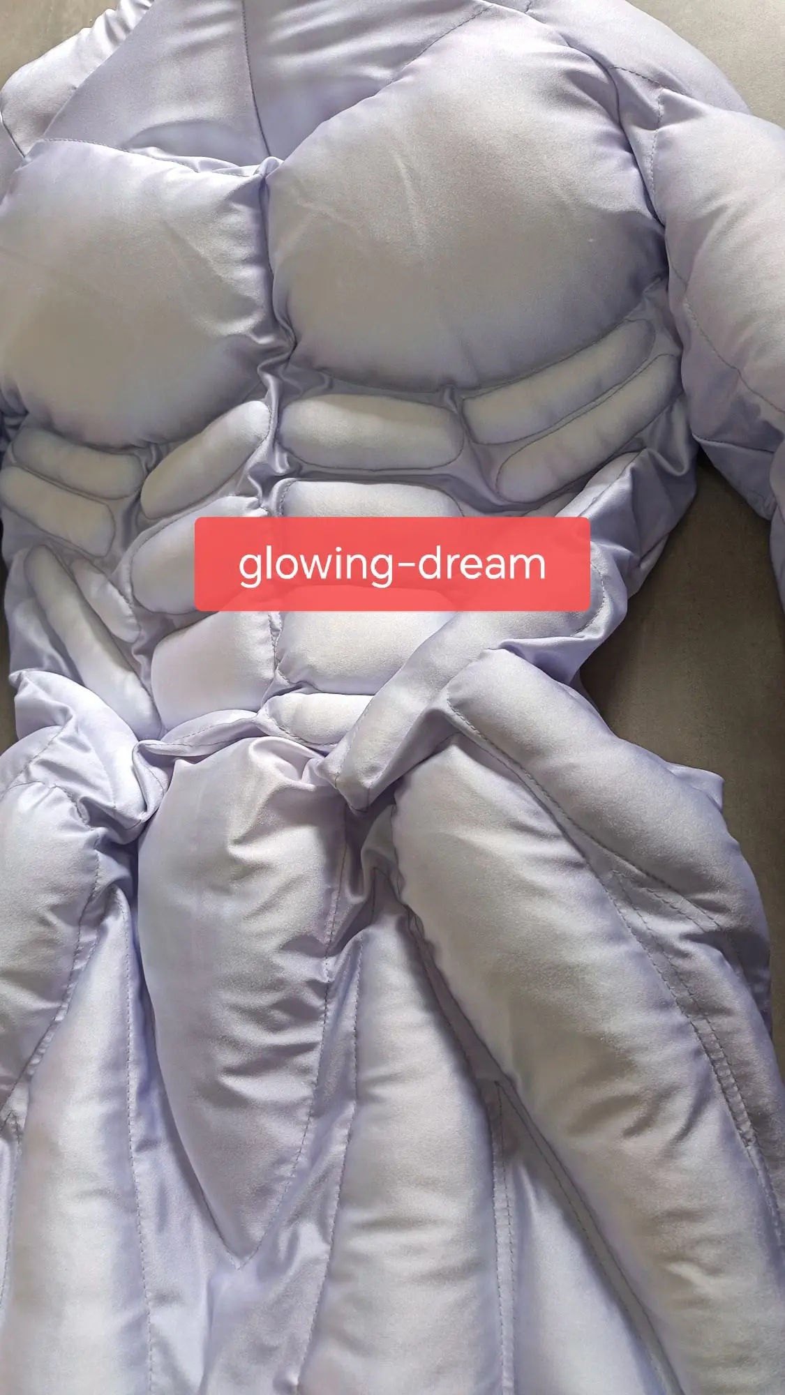 High Quality Six Pad Muscle Suit Full body Muscle Costume White Muscle Suit Six Padded Cosplay Costume Makora Cosplay Costume view 5