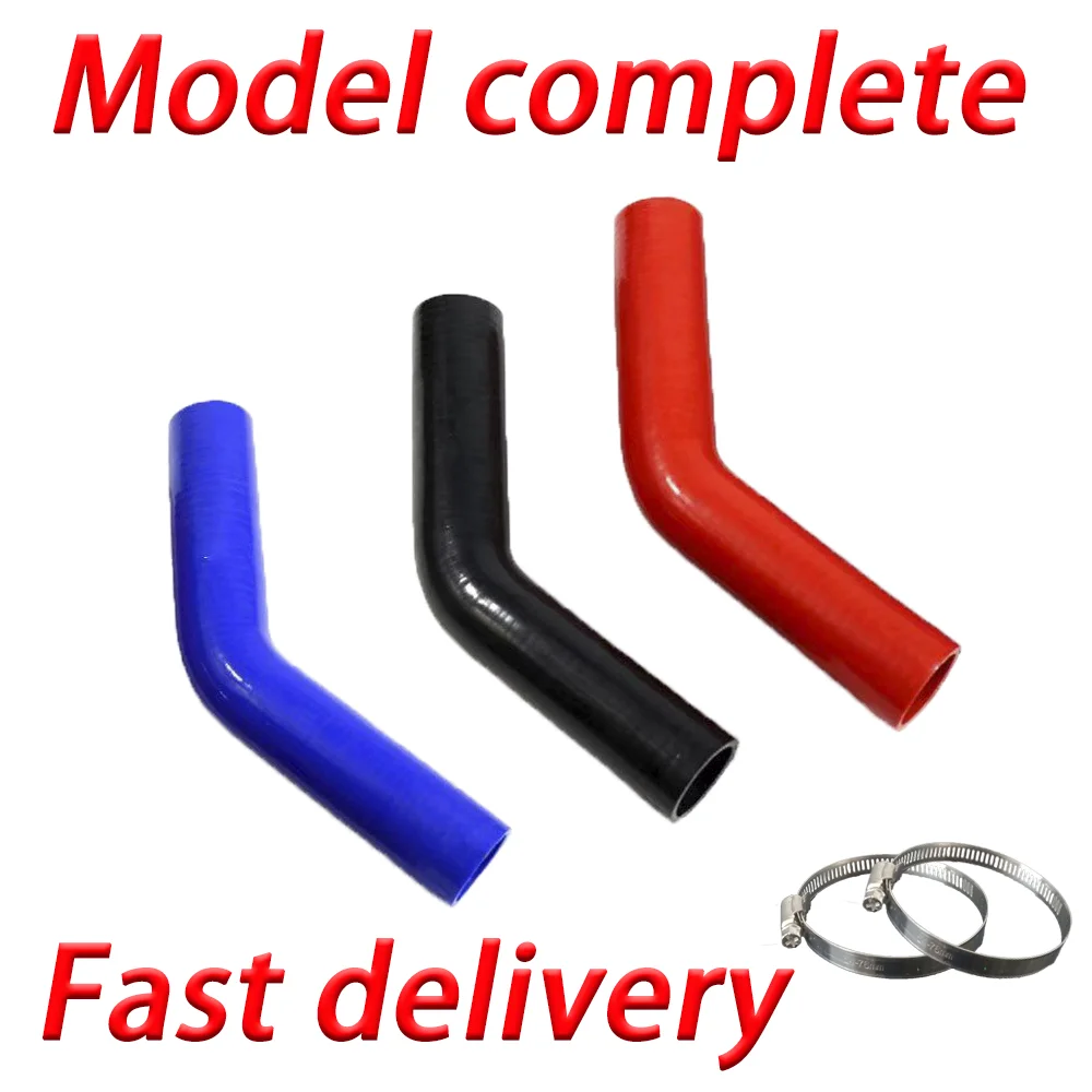 Automotive intake pipe Modification silicone Intercooler turbocharger 45 degree elbow water pipe joint