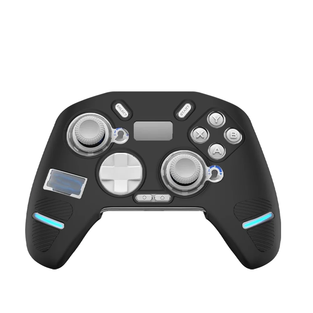 

​for FLYDIGI APEX4 Silicone Protective Case Gaming Controller Anti Drop Dustproof Simple and Minimalist Sleeve Black