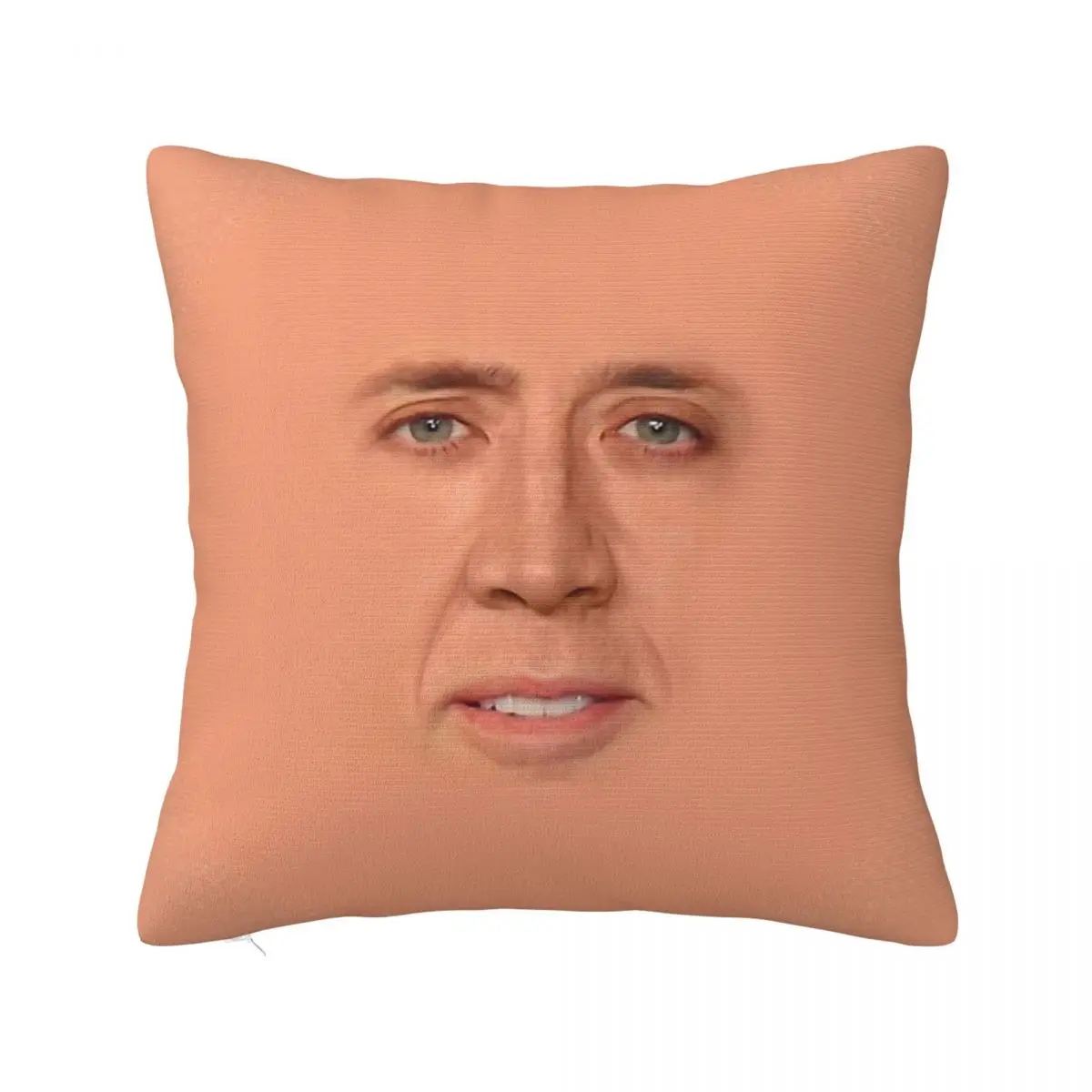 Nicolas Cage Face Cojines Throw Pillow Case Cushion Home Sofa Chair Print Decorative Coussin