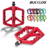 BUCKLOS-pedales de bicicleta de montaña, rodamiento sellado, plataforma de Pedal plano ultraligera de 9 y 16 pulgadas, pieza de bicicleta