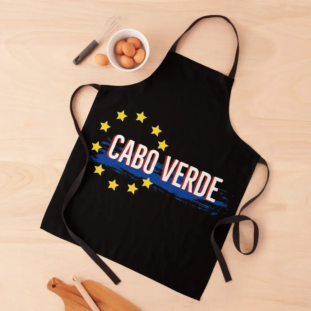 

Cape Verdean Clothes: Cabo Verde | Cape Verde Flag Apron Kitchenware work gowns for women cleaning Apron