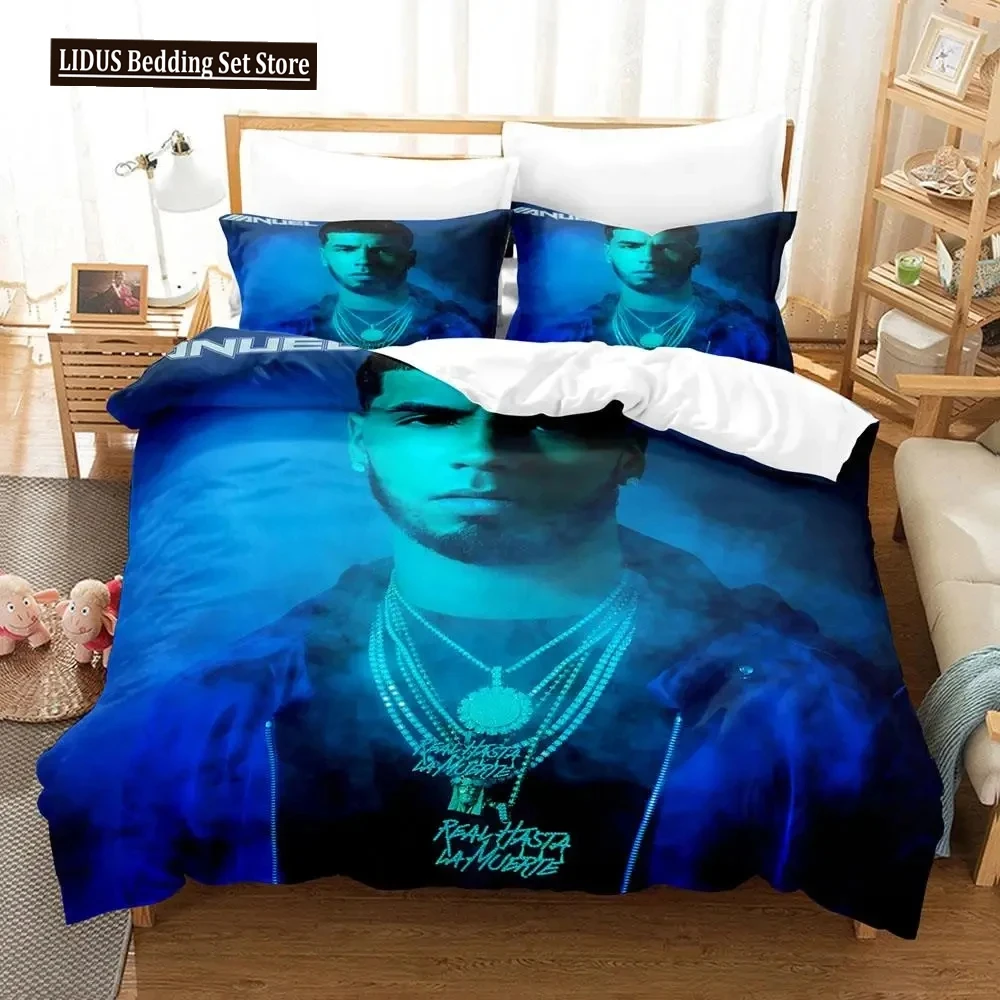 

Anuel Aa Real Hasta La Muerte Bedding Set Boys Girls Twin Queen Size Duvet Cover Pillowcase Bed Boys Adult Home Textileextile