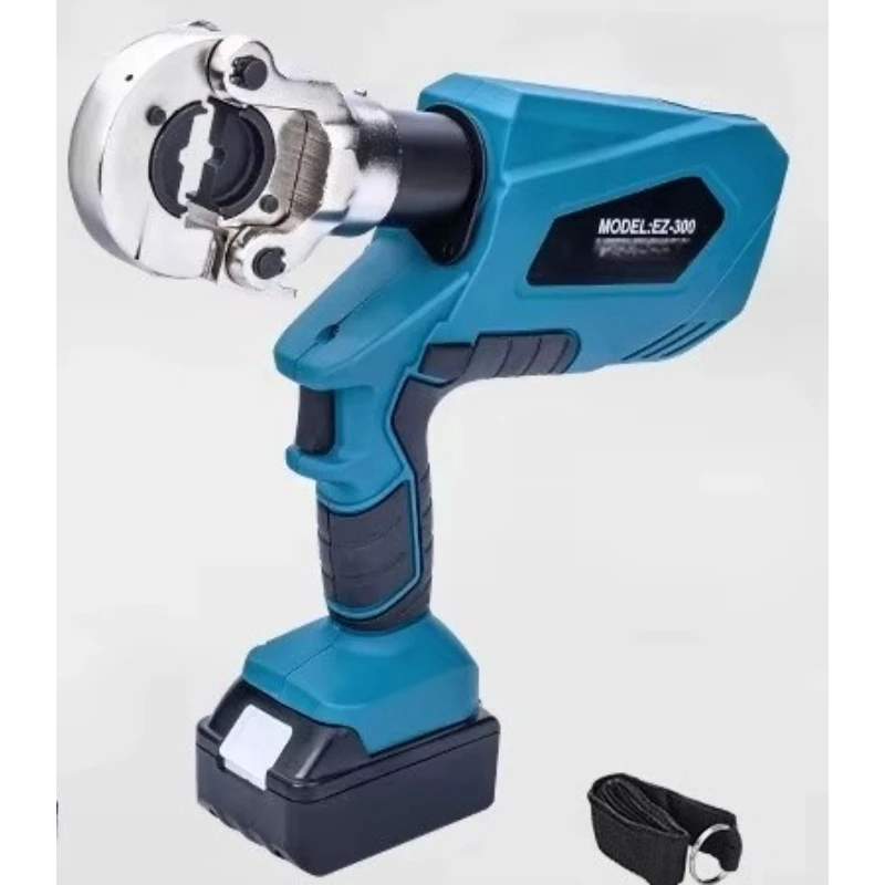 

Hot Sale EZ-300/EZ-400 DC18V/4Ah Professional Rechargeable Hydraulic Pliers Digital Display Crimping Pliers With 2 Batteries