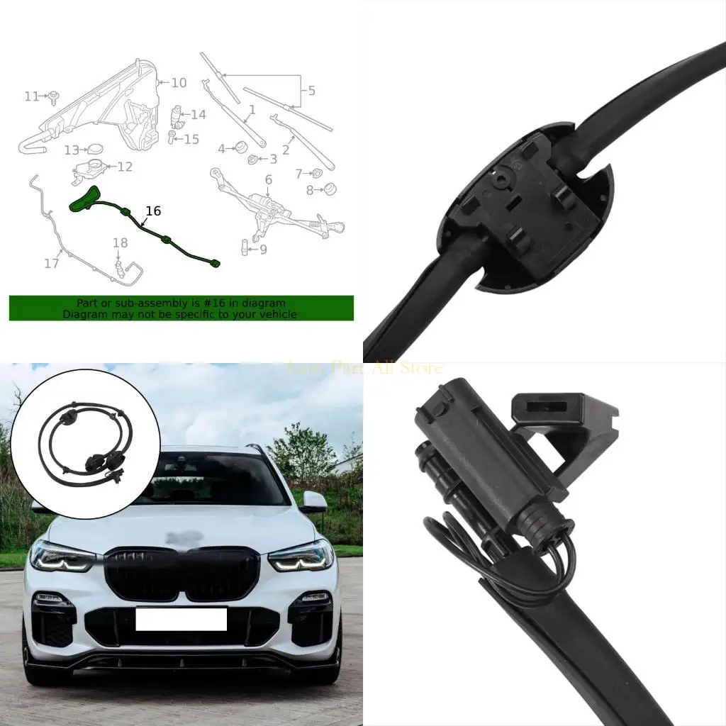 

J0MA 61667434864 Распыленная насадка для мойки автомобилей для G05 G07 G09 F95, коррозионностойкая