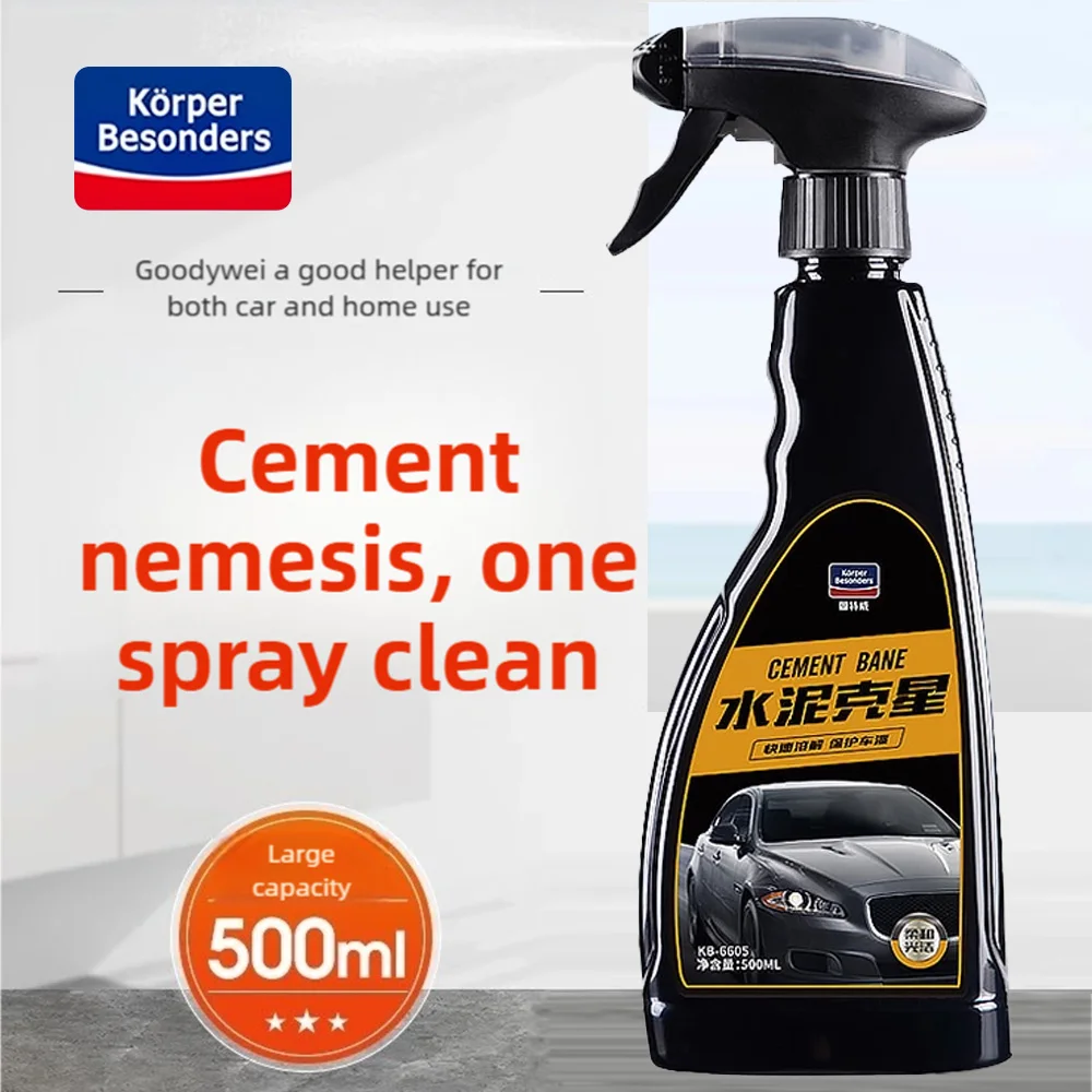 

500 мл автомобильное средство для удаления цемента, моющее средство для автоматических цементных пятен, эффективное средство для автомобильной краски, специальное средство для очистки поверхности автомобиля для удаления бетона