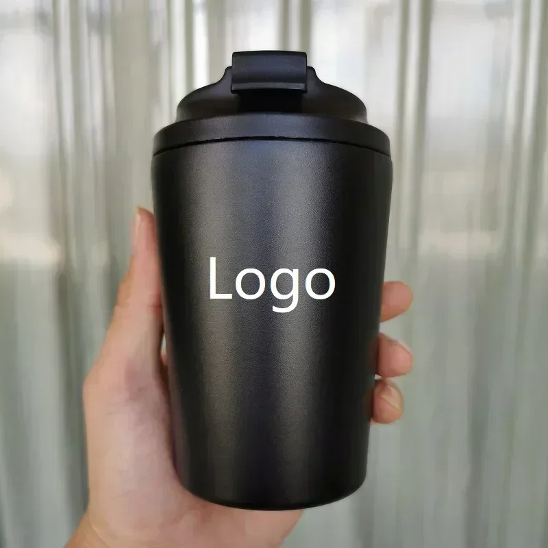 

Vacuum Flasks Customized Logo Tumbler Thermos Cup Coffee Mug Car Insulated Water Bottle Travel Stainless Steel Drinking Kettle