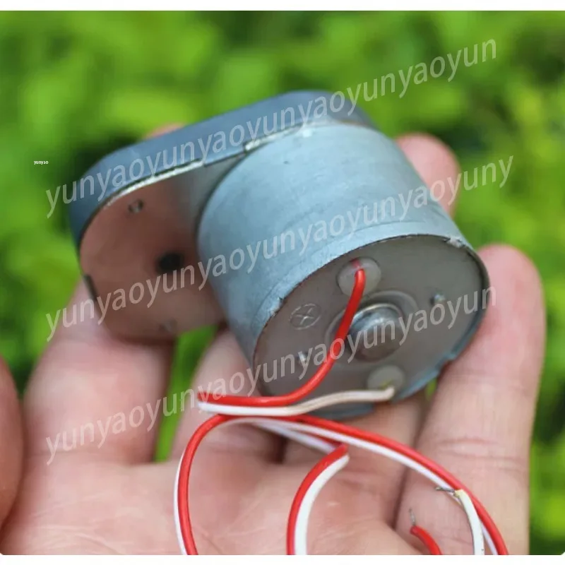 7 Type Right Angle DC Motor, All Metal Gear Reduction Box, 5V 12V Low High Torque