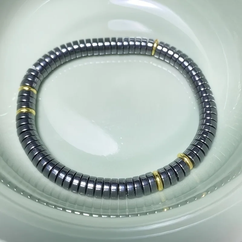 

Новый натуральный терагерцовый браслет, изысканный мужской и женский модный браслет, подходит для повседневного ношения