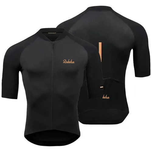 Ralaha-Team Cycling Jersey Sets, MTB Bicicleta, Pantalones cortos transpirables, Ropa de bicicleta de montaña, Traje de ciclismo, 19D Gel, Todo terreno