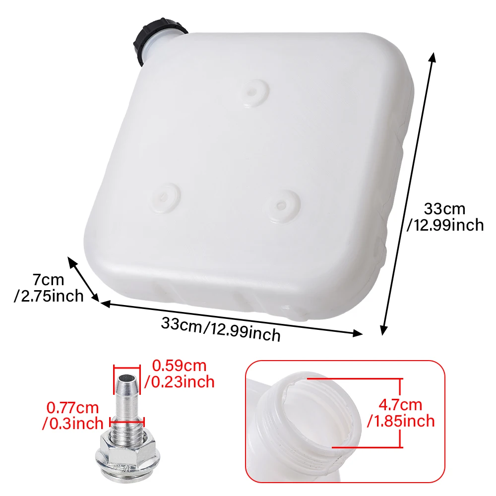Portable Fuel Tank 7L Parking Heater Fuel Tank for Car SUV Off-road ATV UTV Emergency Backup, Anti-Static Leakproof Heavy Duty