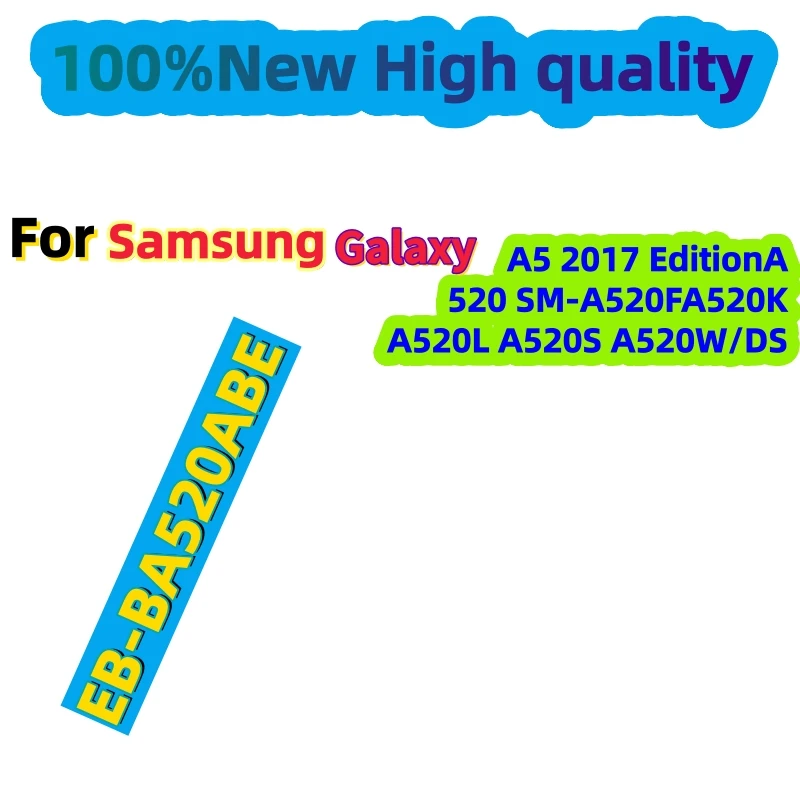 100% новый аккумулятор EB-BA520ABE емкостью 3000 мАч для Samsung Galaxy A5 2017 Edition A520 SM-A520F A520K A520L A520S A520W/DS + инструменты