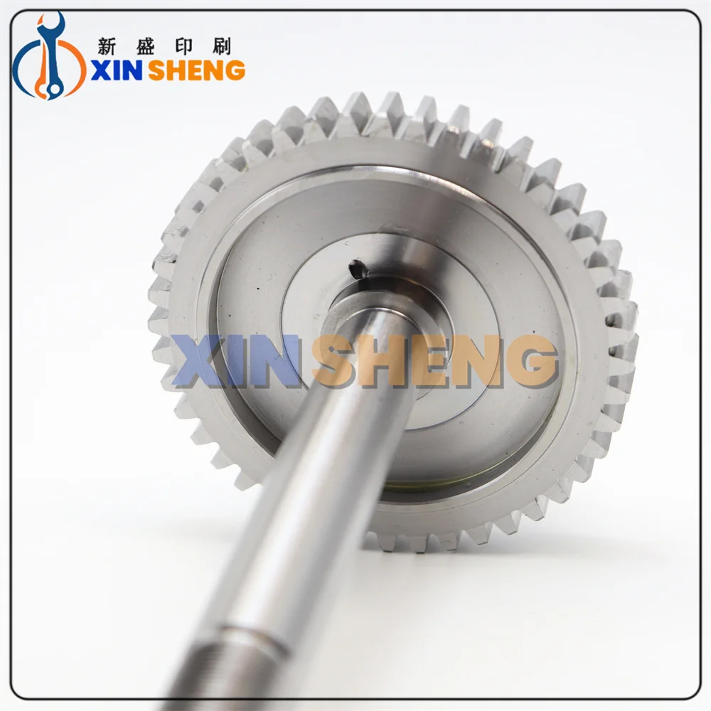 Eje de engranaje de rodillo de agua roscado 71.030.210F de la mejor calidad para piezas de máquina de impresión Heidelberg