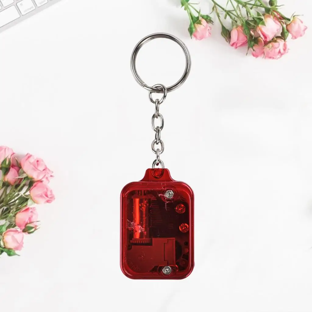 Pendentifs musicaux pour enfants, porte-clés en acrylique, jouet mélodie apaisant pour cadeaux de bébé et d'amis