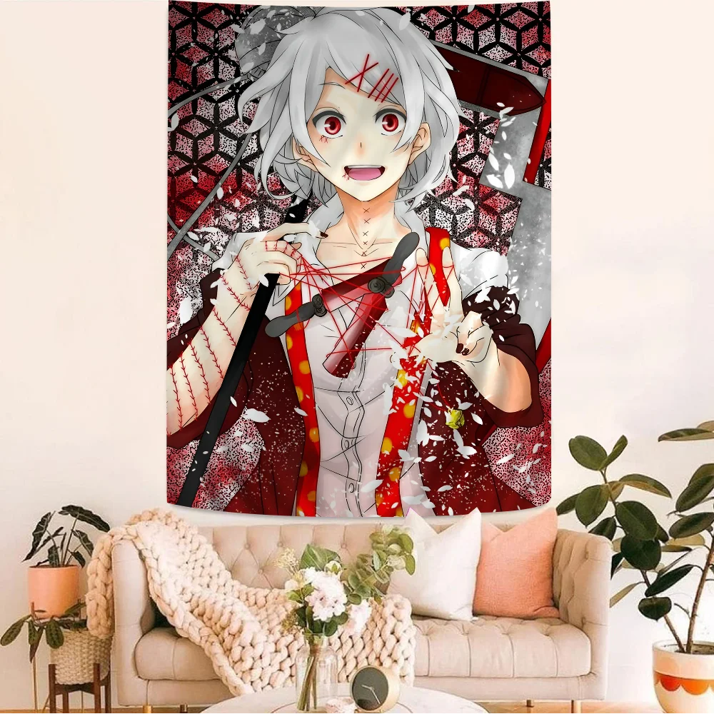 Tokyo Ghoul Suzuya Juuzou Printed Large Wall Tapestry Wall Hanging Decoration Household Decor Blanket