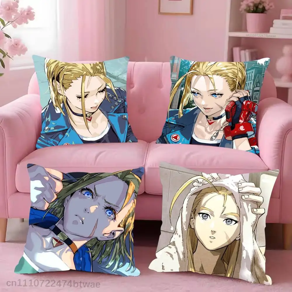 

S-Street Fighter C-Cammy White Pillow Case For Living Room Bedroom Hotel Pattern Printed Cushion Cover Decorations and Protector