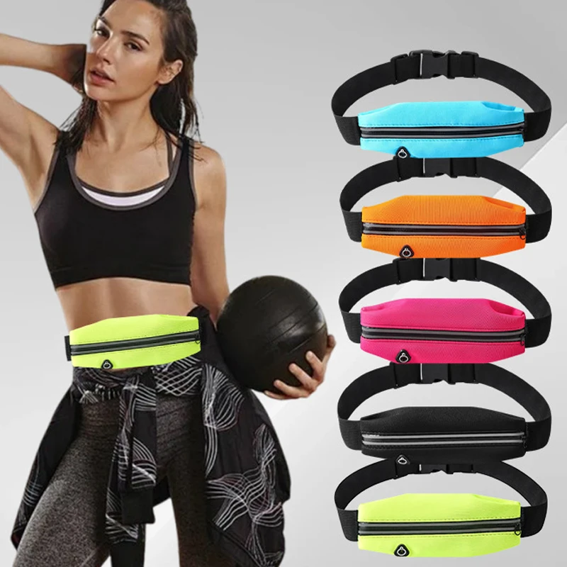 

1PC running money belt pocket sports waist packs armband bag capacity unisex wallet pack neoprene pouch bags women's sccessories