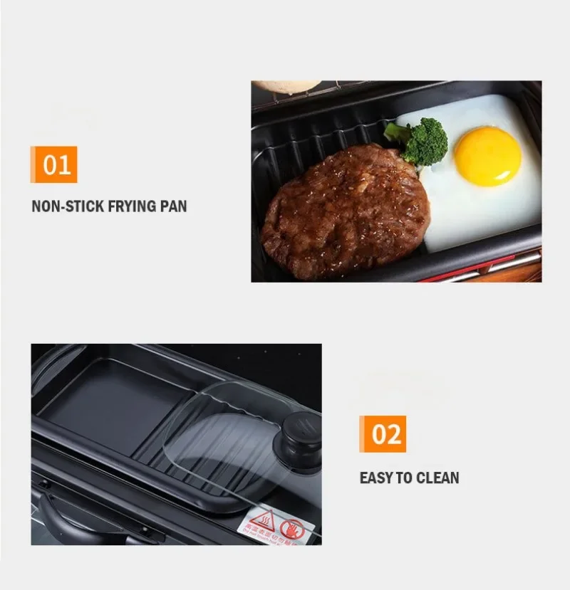 Picture 6: 220V 3-In-1 Coffee Machine Multi-function Roasting and Frying Breakfast Machine Brewed Coffee Hot Milk with Oven Coffee Machine