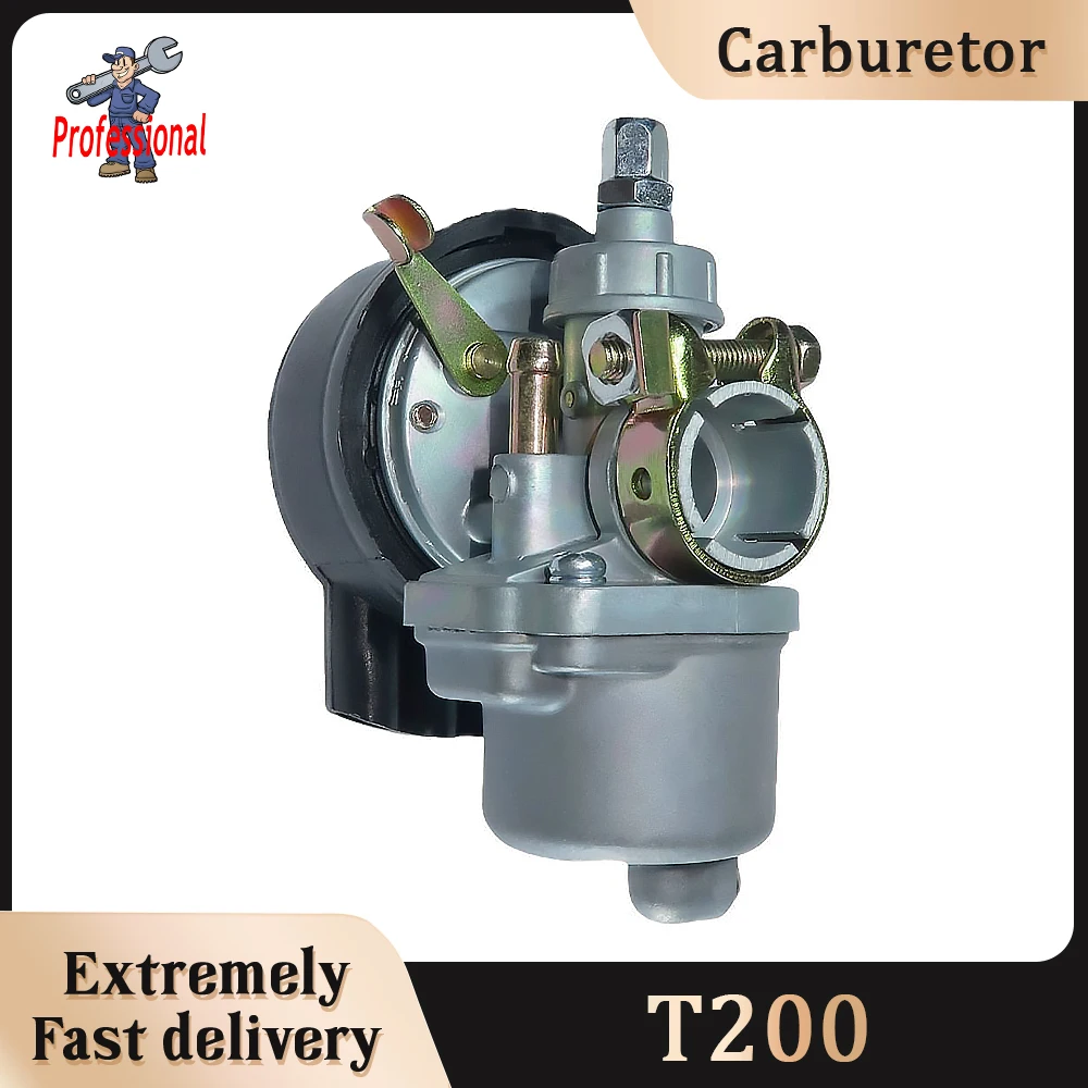 

For 49cc 50cc 60cc 66cc 80cc 2 Stroke Engine Motorized Bicycle Carb Carby Bike Parts T200 Motorcycle Carburetor With Air Filter