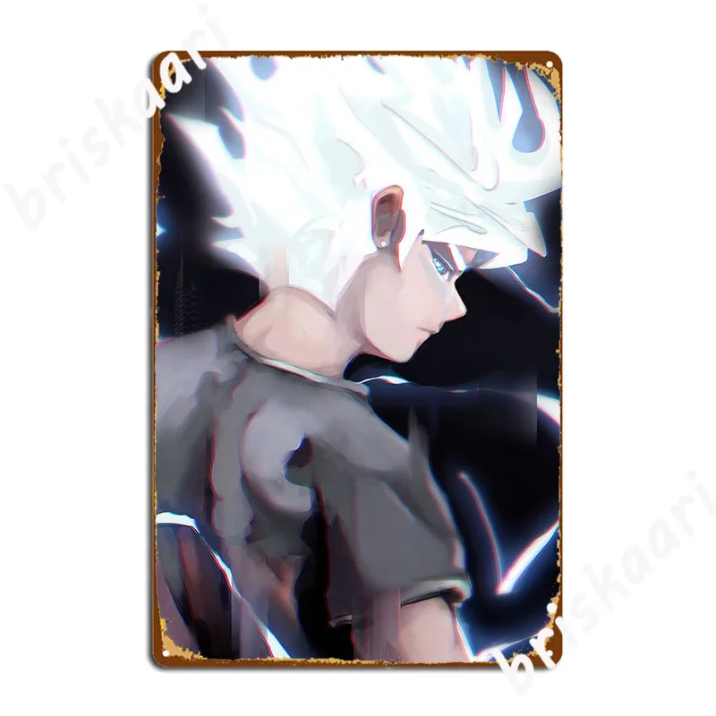 Godspeed Killua Metal Plaque Poster Vintage Cinema Living Room Plaques Club Bar Tin Sign Posters