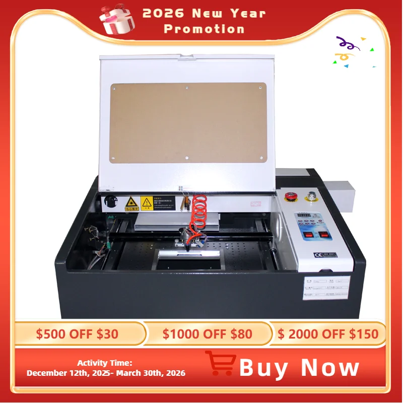 

WORLDREX 400*400mm 40/50W CO2 Laser Engraving Cutting Machine RUIDA Touch Screen Auto Focus Linear Guide Laser Cutter Engraver