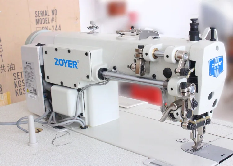 

ZY0303D Industrial High Speed Sewing Machine Top And Bottom Feed Flat Bed Direct Drive Lockstitck for Business Use