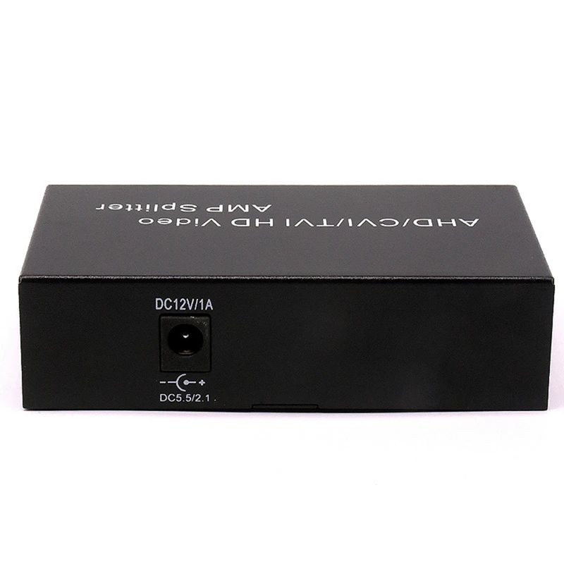 Signal 1 In 4 Out AHD/CVI/TVI Video Splitter HD Koaxialkamera, Schwarz