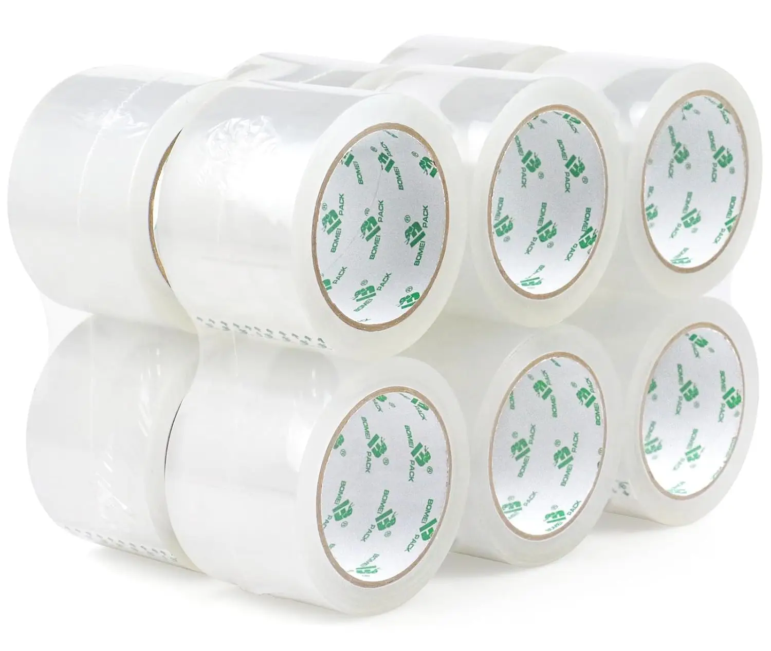

3 inch Wide Heavy Duty Packing Tape, 2.4 Mil 3.0 Inch x 60 Yards, 12 Refills Rolls Clear Box Tape for Moving, Shipping,