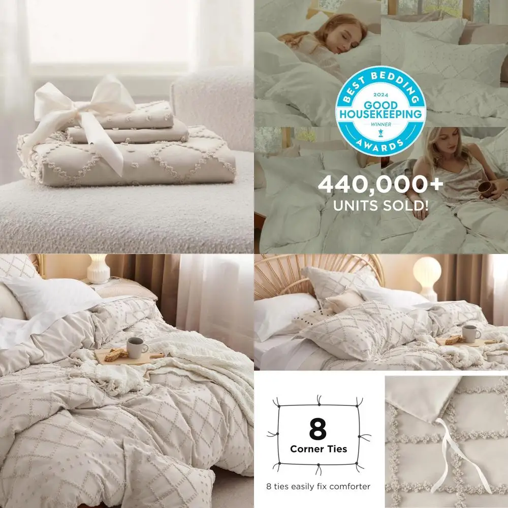 

Пододеяльник King Size в стиле бохо - бежевый, дышащий и мягкий, моющийся, для всех сезонов, в комплекте 1 пододеяльник.