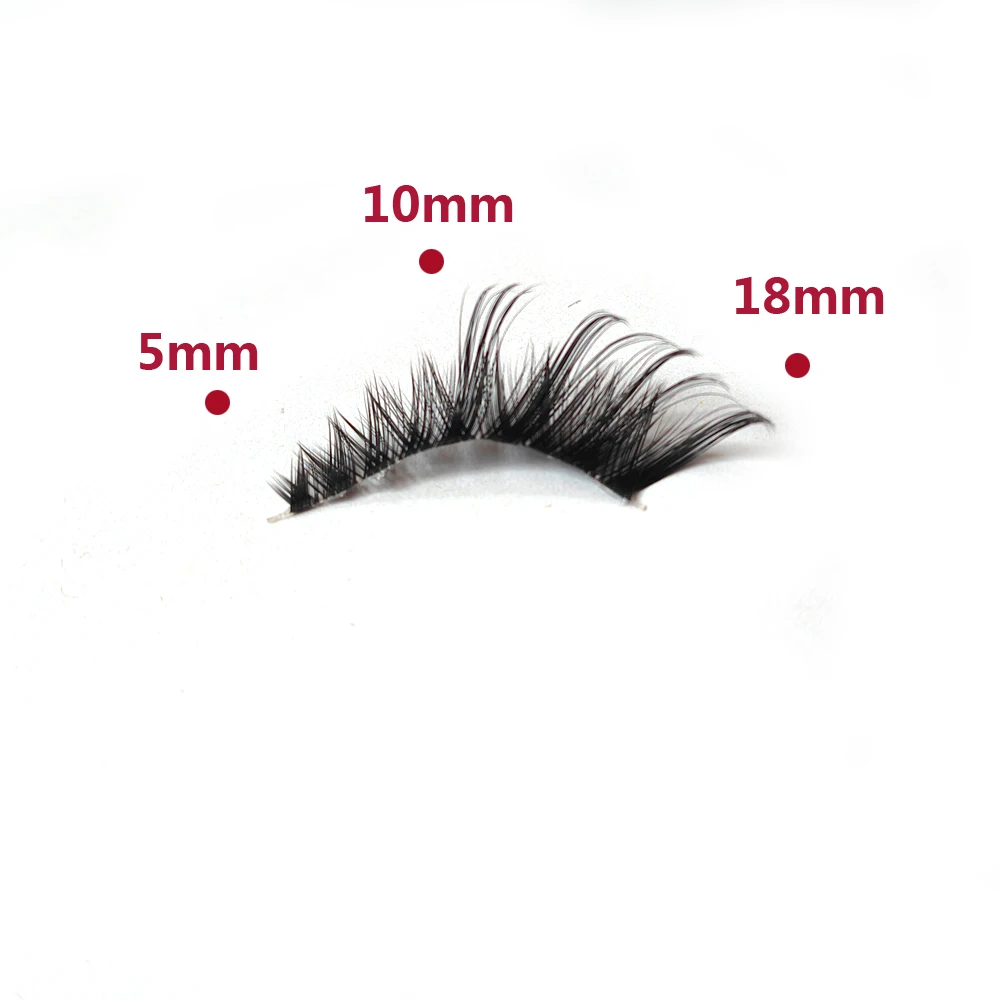 3 ペア 3D ふわふわまつげうっすら長い厚いドラマチックな外観ステージメイクパーティーまつげ手作り化粧品ツール