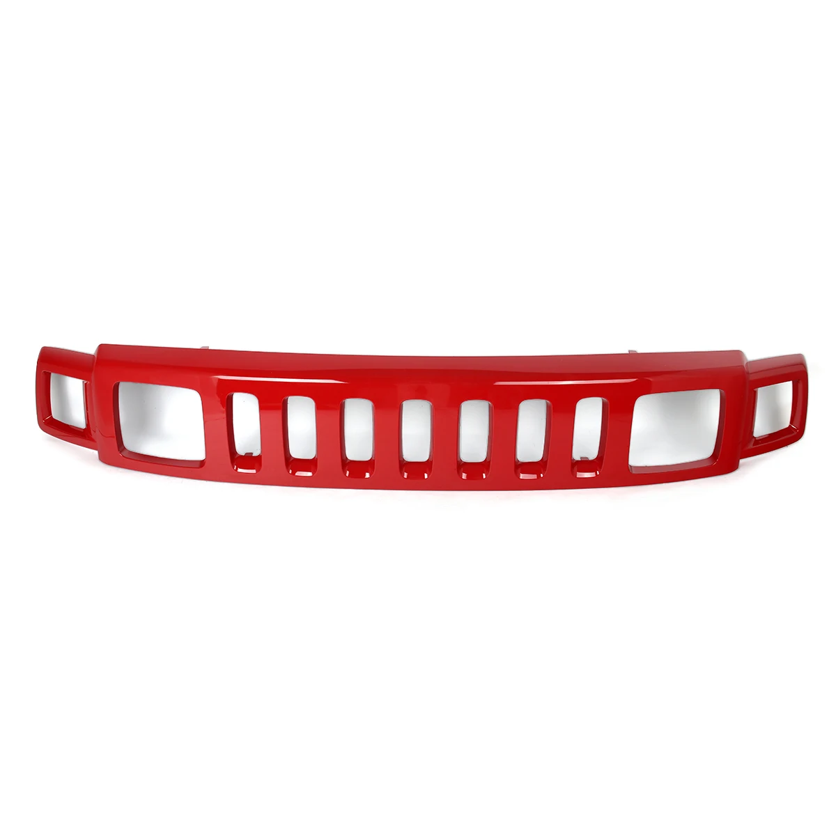 Front Grille Modified Grill Front Hood Grills Fit For Hummer H3 H3T 2006-2010 Victory Red Front Bumper Upper Grille Accessories