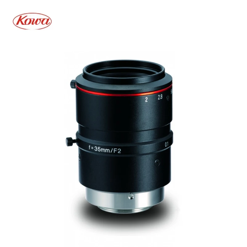 KOWA Industrial Fixed Focal Length High Resolution Lens LM35JC10M 200Lp/mm Low Distortion C-Mount Industrial Camera FA Lens