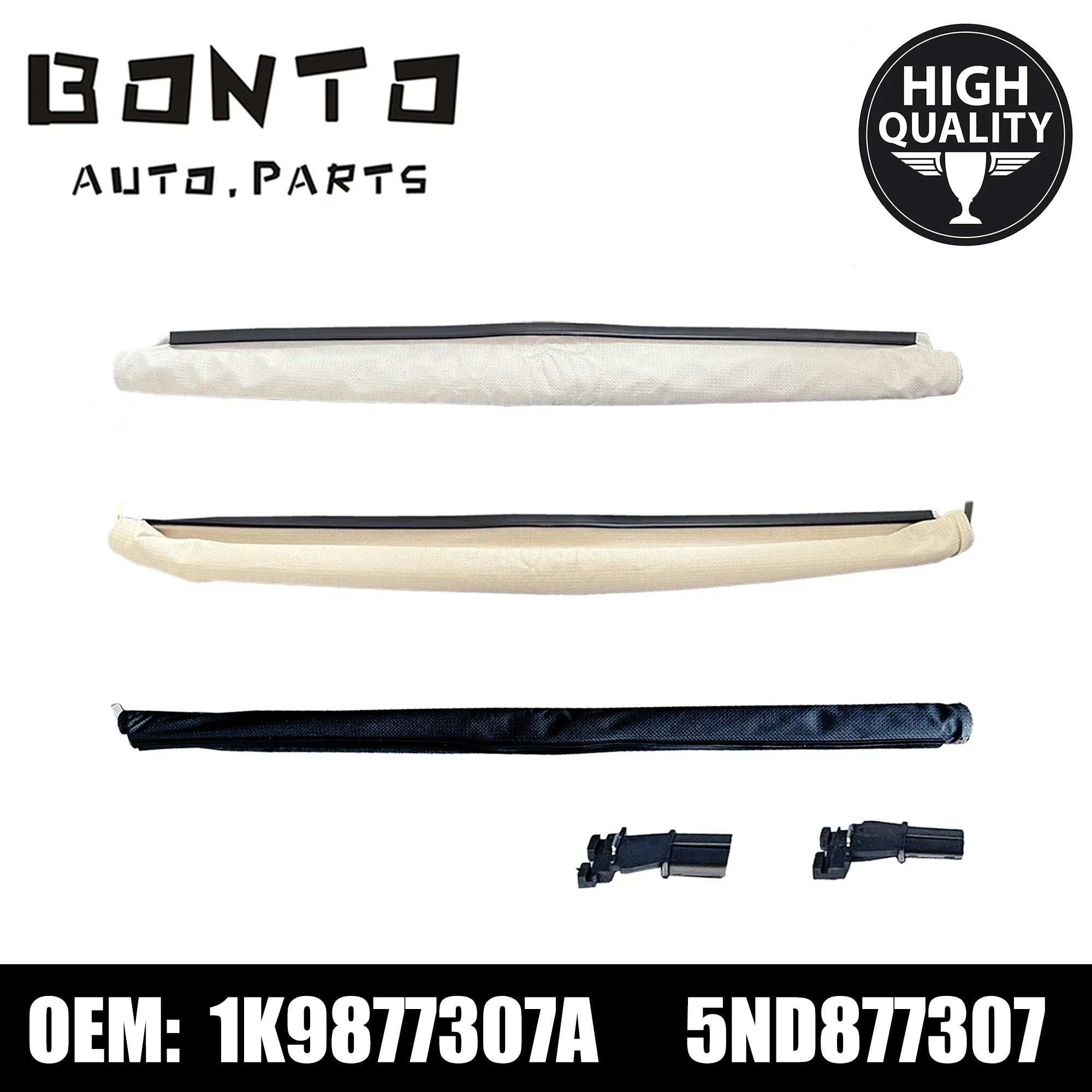 BONTO Sunroof Shade Cover Cloth For VW Golf Tiguan AUDI Q5 Replace 1K9877307 1K9877307A 1K9877307B 1K9877307C 5ND877307