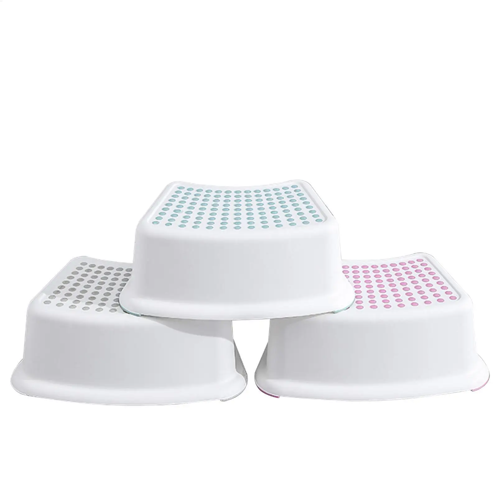 Thick anti slip toilet stool For Kids Non-Slip Base And Contoured Design For Toilet Potty Training And Sink Use image 3