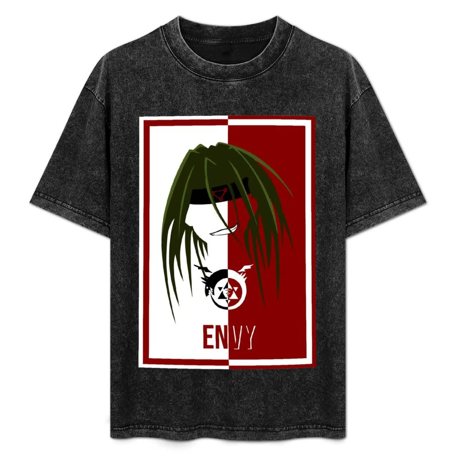 Camiseta Envy Homunculus Fullmetal Person Alchemist Brotherhood Homunculi, camiseta de algodón suave de talla grande