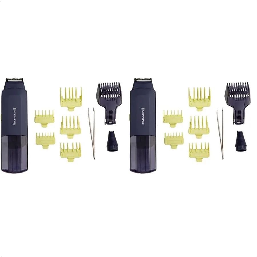 

Trim Fit Personal Hair Grooming Kit 8Length Adjustable Combs The fit into a Builtin Storage Container Rechargeable Power Cordl