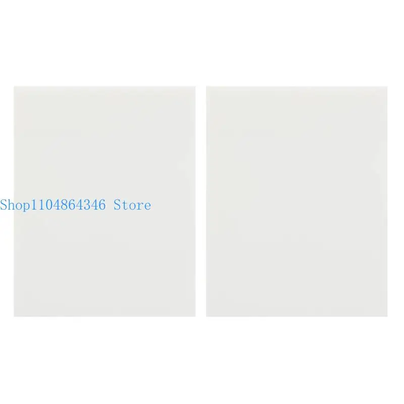 5ASD 2 PC/set NOTA Sticky trasparente Caspide Nota Pad Impermeabile Nota Sticky Pad Pad School Office Supplies