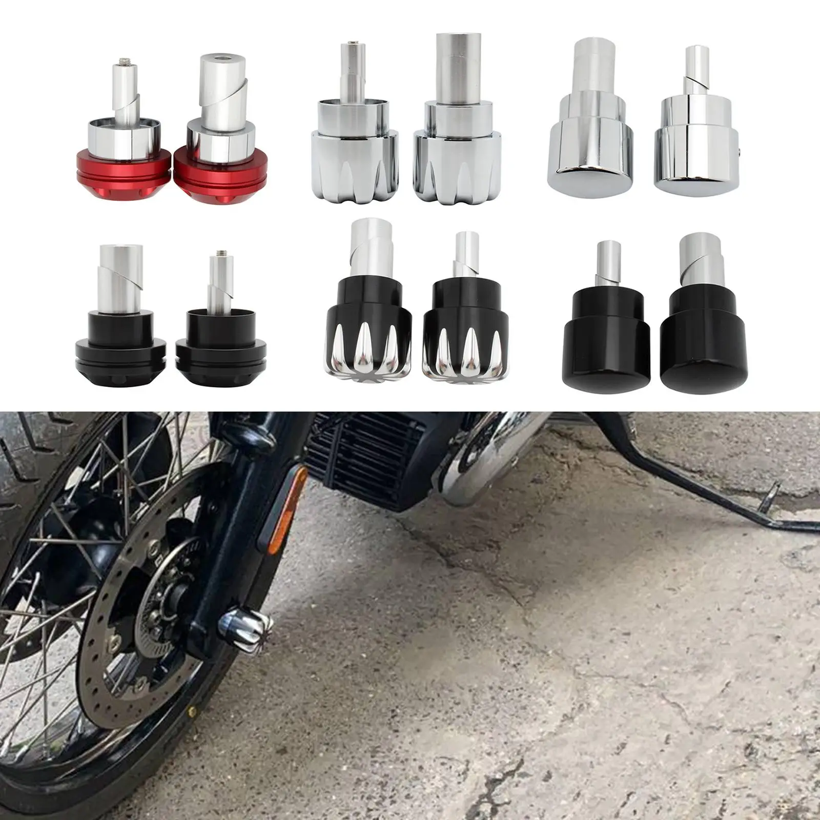 2 Pcs Motorcycle Front Axle Nut Cover Bolt for BMW R18 Classic R 18 2020