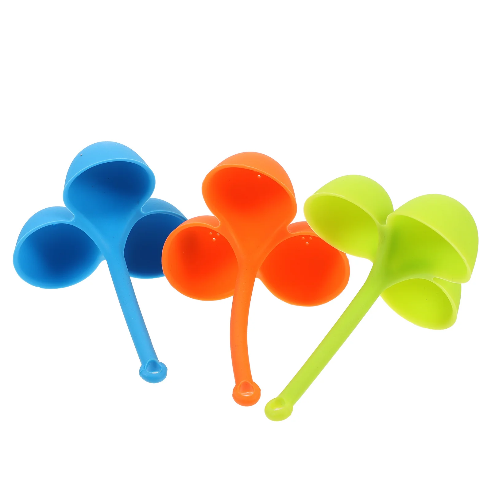 

3 pcs Three Grid Silicone Egg Holder For Boiled Eggs Steaming Cooking Kitchen Utensil Microwave Freezer Dishwasher Safe Egg