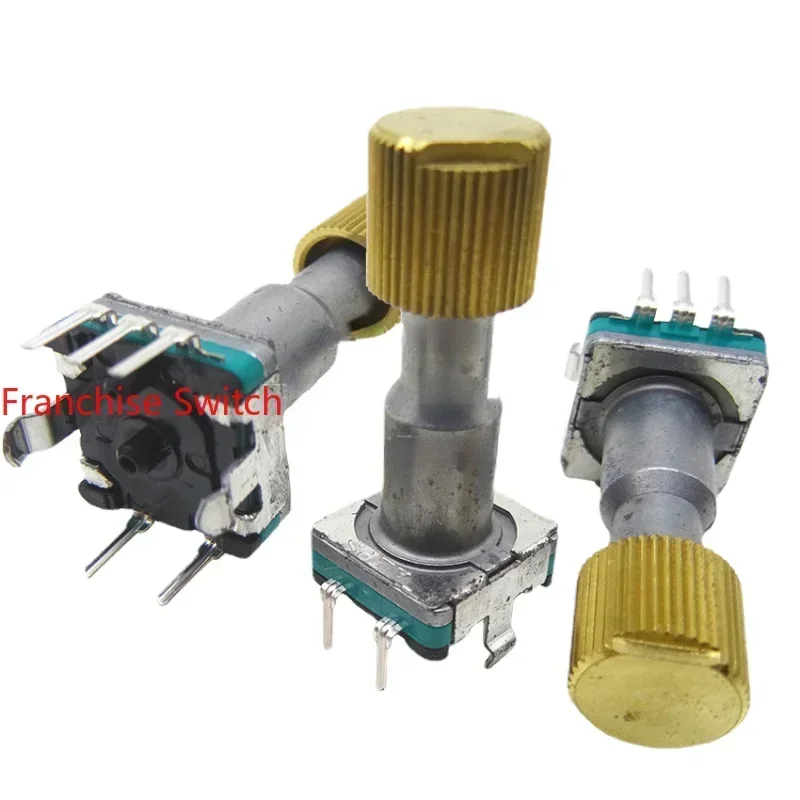 1PCS Encoder Code Switch EC11-30 Point 23 Flower Shaft Without  9mm Copper Cap