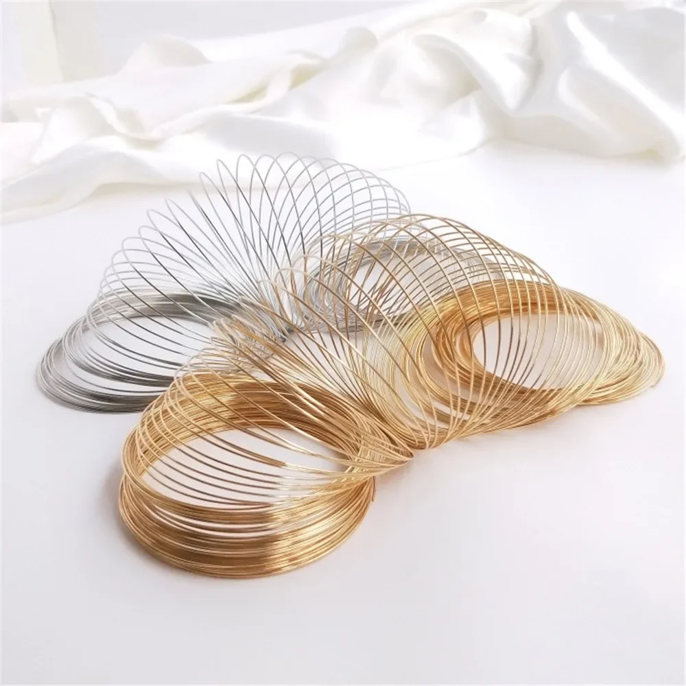 

Color preservation 14K gold white gold memory wire collar handmade DIY jewelry accessories ring bracelet main material