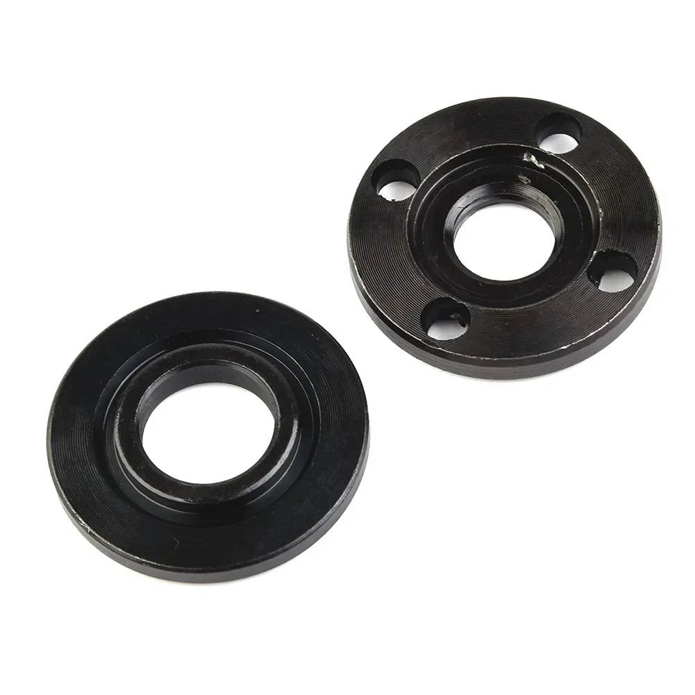 2pcs  Thread Angle Grinder Flange Nut Set Tools Metal Replacement M14 Spindle Thread Power Tool Grinders Steel Lock Nuts