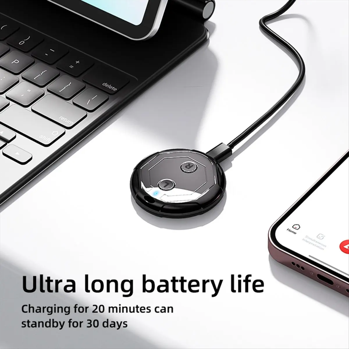fine AI Intelligent Translator Cross-Platform Portable Interpreter Simultaneous Multilingual Communication