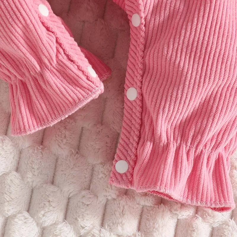Abbigliamento per bambini Tute volpe cartone animato da 0 a 18 mesi Ragazzi Ragazze Tute stampate a maniche lunghe primaverili e autunnali con fascia per capelli